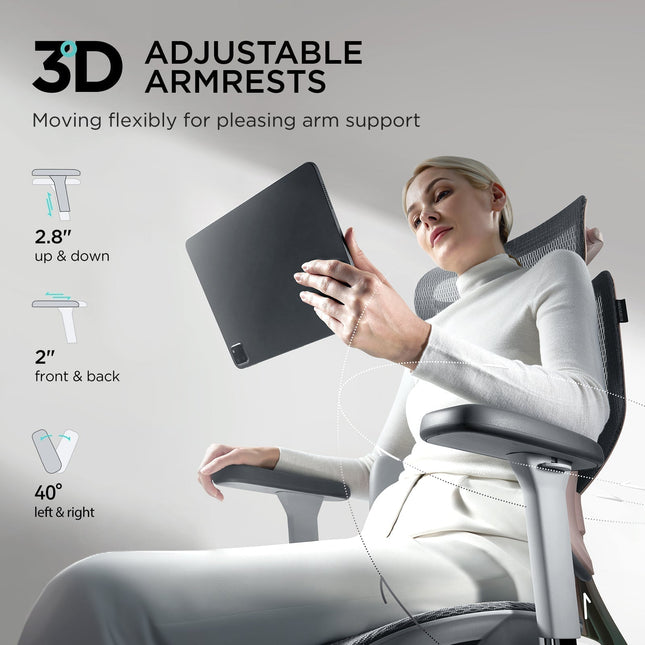 Pro Ergonomic Chair with Footrest
